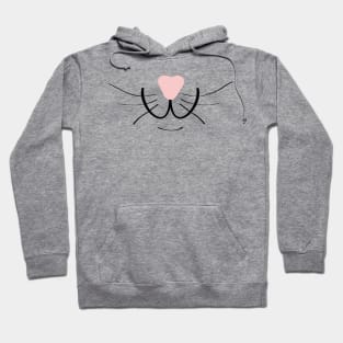 Cute cat face Hoodie